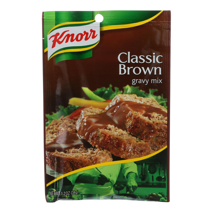 Knorr Gravy Mix - Classic Brown - 1.2 Oz - Case Of 12