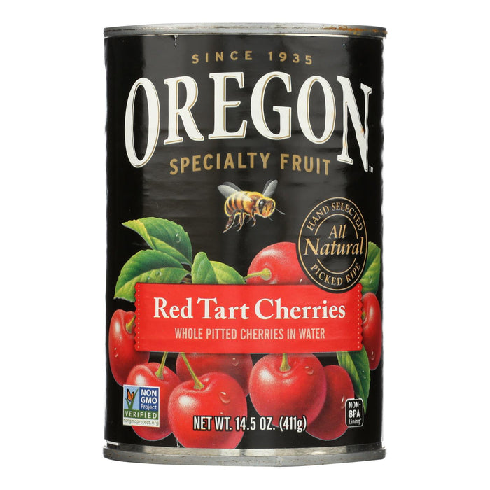 Oregon Fruit Red Tart Cherries In Water - Case Of 8 - 14.5 Oz.