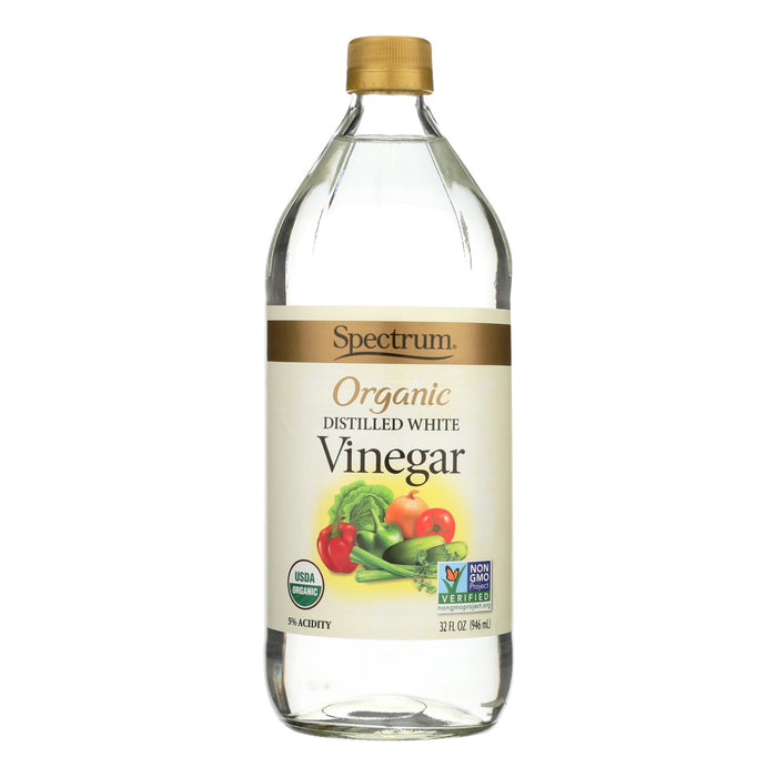 Spectrum Naturals Organic Distilled White Vinegar - Case Of 12 - 32 Fl Oz.