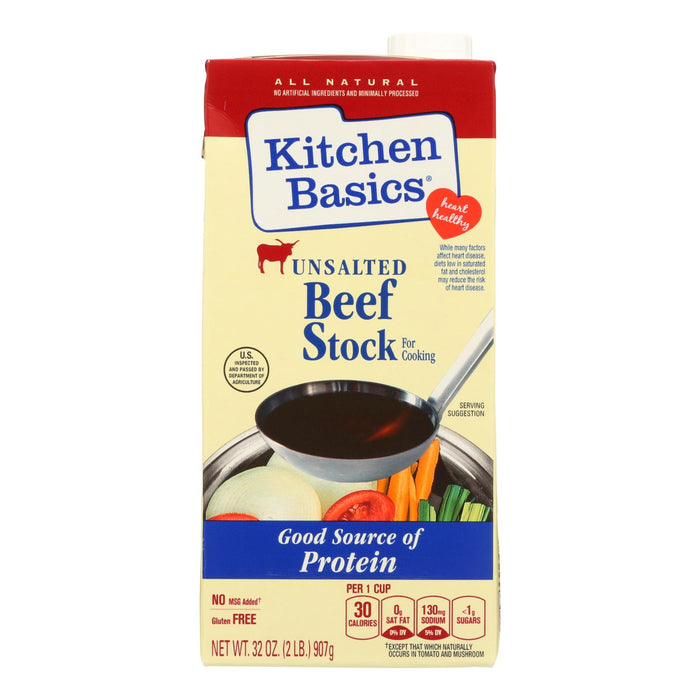 Kitchen Basics Beef Stock - Case Of 12 - 32 Fl Oz.