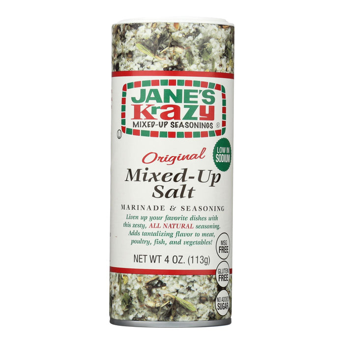 Jane's Original Mixed-up Salt - Case Of 12 - 4 Oz