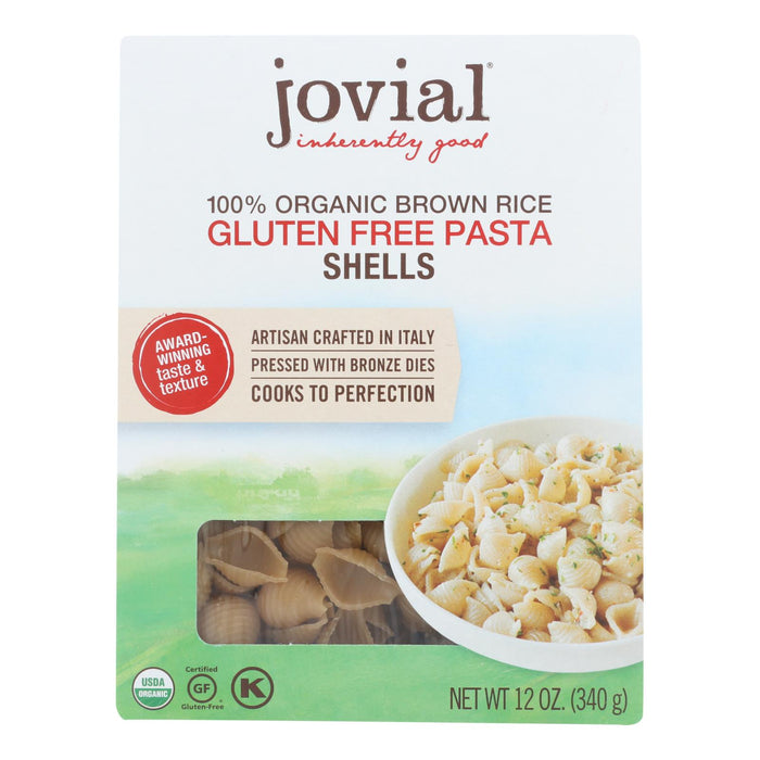 Jovial - Organic Brown Rice Pasta - Shells - Case Of 12 - 12 Oz.