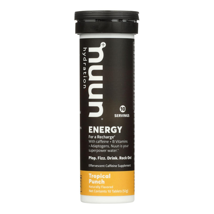 Nuun Hydration - Energy Tropical Punch - Case Of 8 - 10 Ct