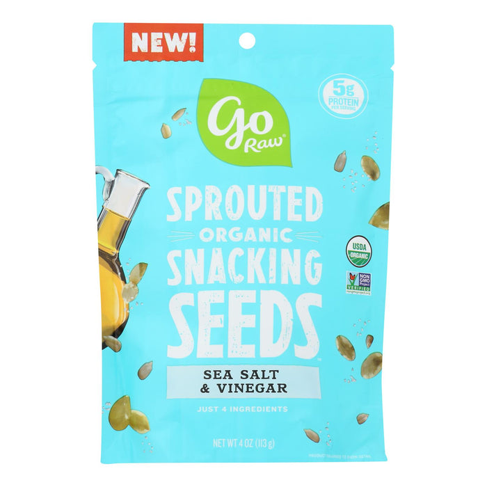 Go Raw - Snack Seed Sslt&vngr Sprt - Case Of 10 - 4 Oz