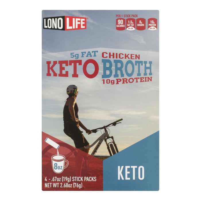 Lonolife - Bone Broth Chicken Keto - Case Of 6 - 4/.67 Oz