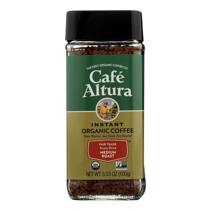 Cafe Altura Fair Trade Freeze Dried Organic  - Case Of 6 - 3.53 Oz