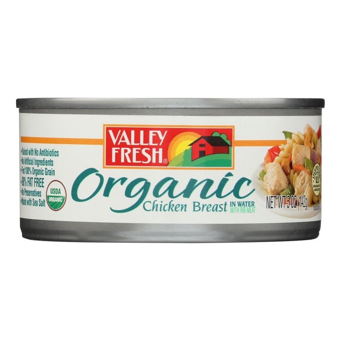 Valley Fresh Organic Chicken In Water  - Case Of 12 - 5 Oz