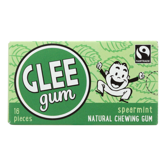 Glee Gum Chewing Gum - Spearmint - Case Of 12 - 16 Pieces