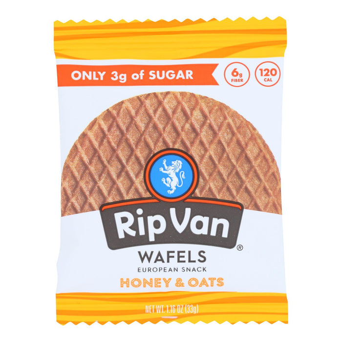 Rip Van Wafels - Wafel Honey Oats - Cs Of 12-1.16 Oz