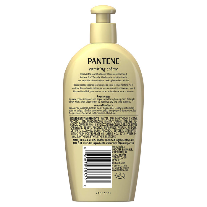 Pantene Smoothing Combing Cream, 6.7 fl oz