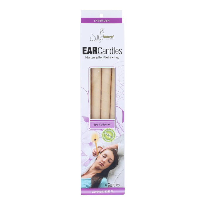 Wally's Ear Candles Lavender Paraffin - 4 Candles