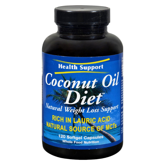 Health Support Coconut Oil Diet - 120 Softgels