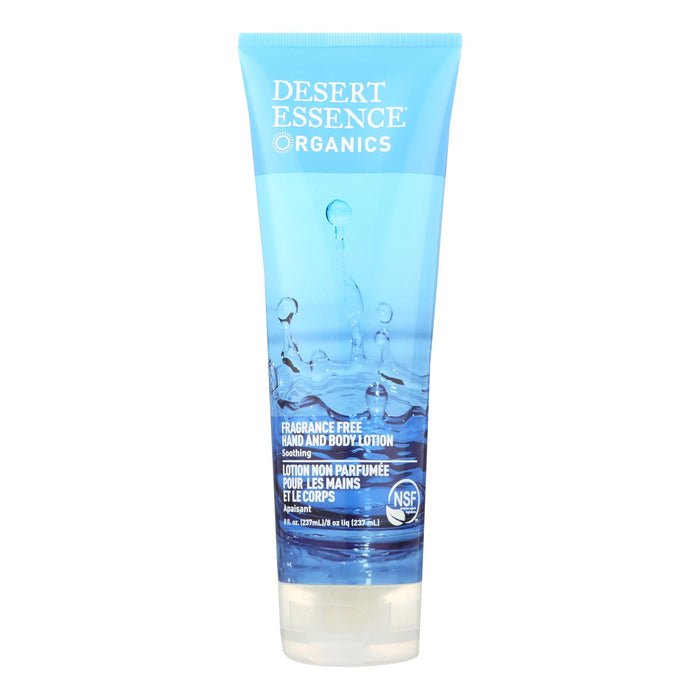 Desert Essence - Pure Hand And Body Lotion Unscented - 8 Fl Oz