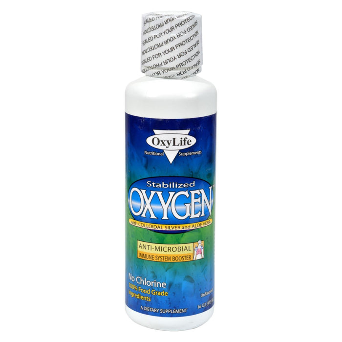 Oxylife Oxygen With Colloidal Silver Plain - 16 Fl Oz