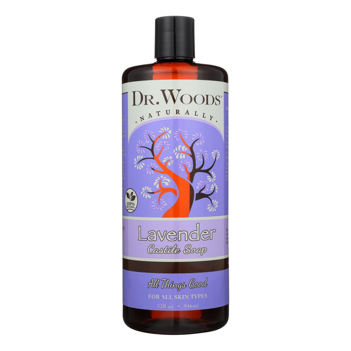 Dr. Woods Castile Soap Soothing Lavender - 32 Fl Oz