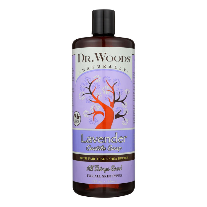 Dr. Woods Shea Vision Soothing Lavender Castile Soap - 32 Oz