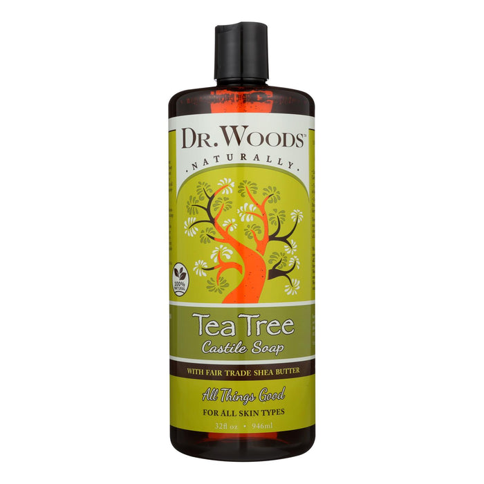 Dr. Woods Shea Vision Pure Castile Soap Tea Tree - 32 Fl Oz