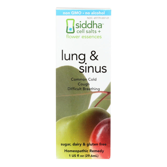 Siddha Flower Essences Lungs And Sinus - 1 Fl Oz