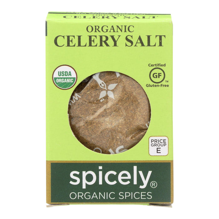 Spicely Organics - Organic Celery Salt - Case Of 6 - 0.5 Oz.